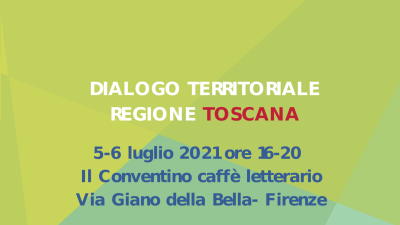 dialogo territoriale Regione Toscana