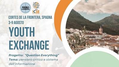 youth exchange dell'associazione icse&co. per ragazze e ragazzi della provincia di Firenze dedicato al pensiero critico e al sistema dell'informazione